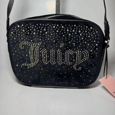 Borsa a tracolla in velluto Juicy Couture