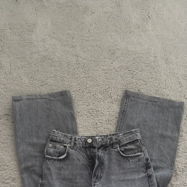Graue Baggy Jeans