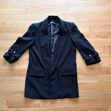 Blazer nero ZARA con maniche 3/4