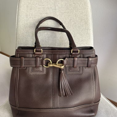 Coach Vintage Hamptons Horsebit-Buckle-Bag (braun)