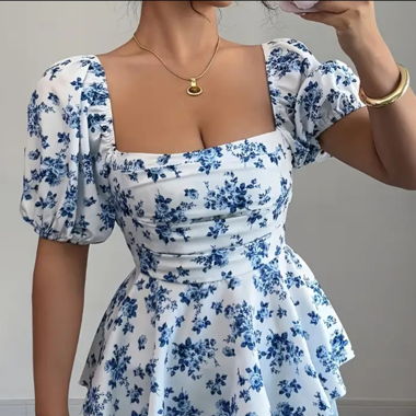 T shirt bleu et blanc neuf 