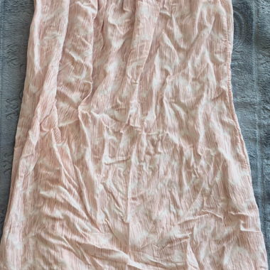 Rosafarbenes Spitzen-Top/Kleid 