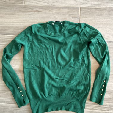 Maglione in maglia verde