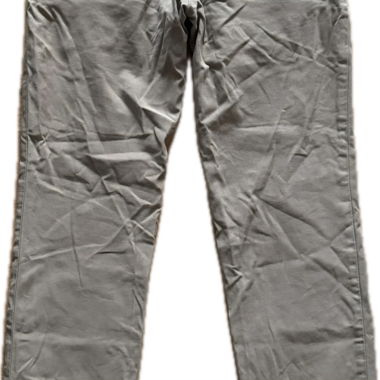 Chinos gris/beige à jambe droite