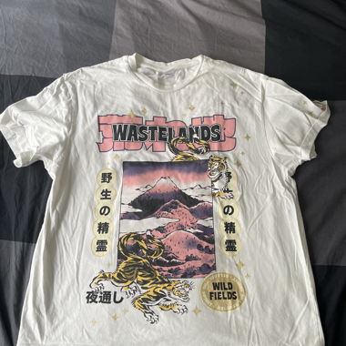 Japanese printed T-shirt