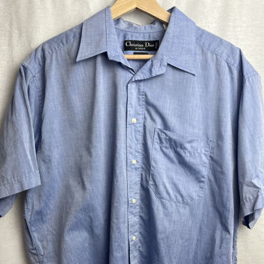 Chemise Dior vintage bleu 