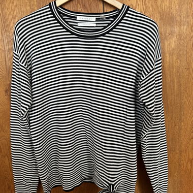 Pull Trenery rayé en coton M coupe loose