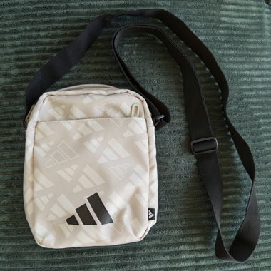 Borsa a tracolla adidas crema piccola