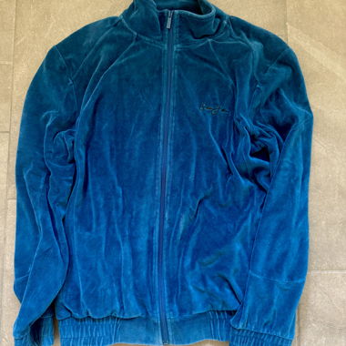 Blue Fleece Track Jacket