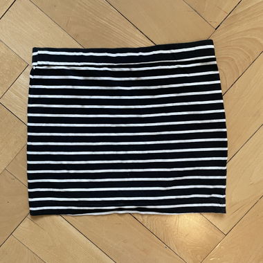 Mini-jupe rayée