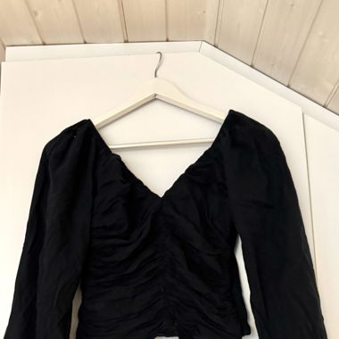 schwarze Bluse von Abercrombie