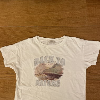 White Graphic Tee