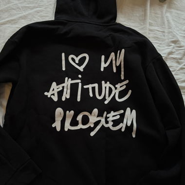 Hoodie mit backprint 
