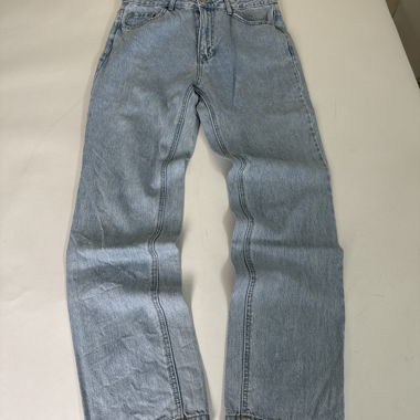 STR Jeans Straight mit hellem Wash