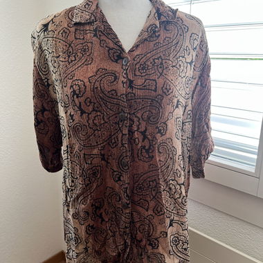Chemisier Paisley taille unique