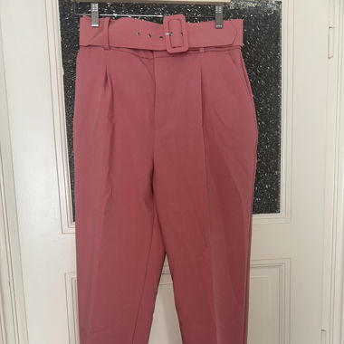 Pantalon tailleur rose Zara