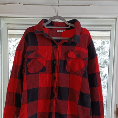 Flanell Jacke Gr. XL
