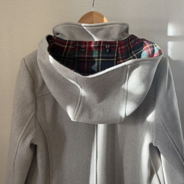 Cappotto Duffle Paddington Motivo Spina di Pesce Cappotto Corto