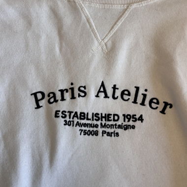 Maglione bianco Paris