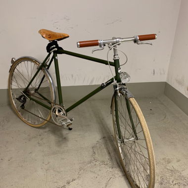 Vélo de ville pour homme Siech couleur vert sapin