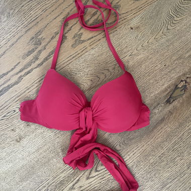 Haut de bikini rose