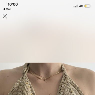 Crocheted top