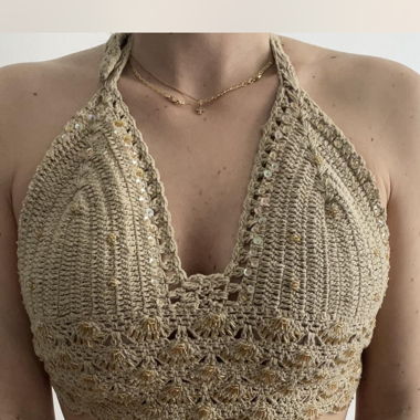 Crocheted top