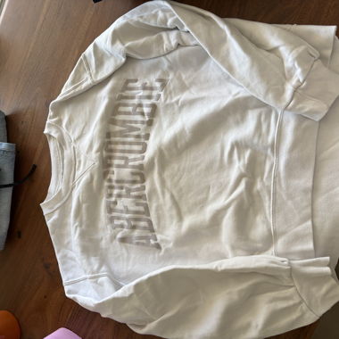 Sweatshirt blanc A&F