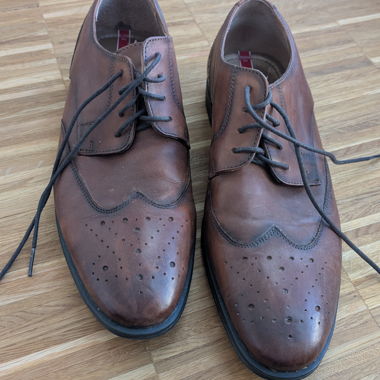 s.Oliver scarpe stringate in pelle da uomo misura 44