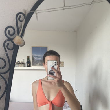 Oranges Bikini Top