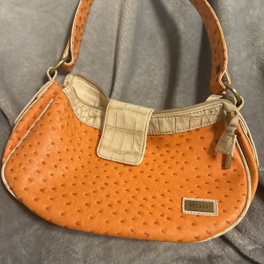 Orange shoulder handbag From Bulaggi