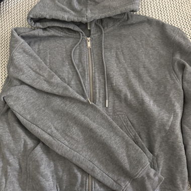 H&M grauer Zip-Hoodie