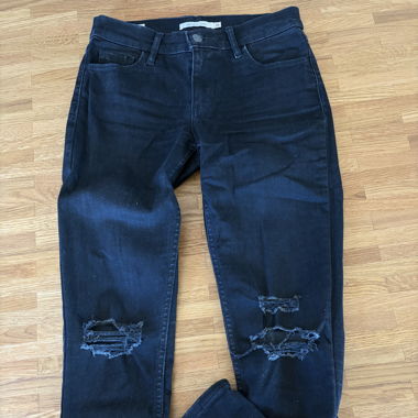 Jeans skinny strappati Gr. 26