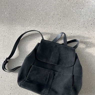 Wildleder Rucksack