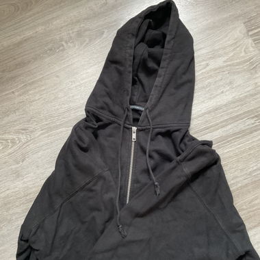 Oversized Zip Hoodie Brandy Melville