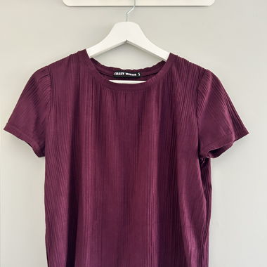 T-Shirt weinrot