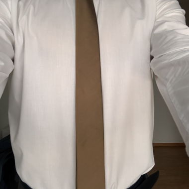 Cravate slim marron Zara Man – Made in Italy