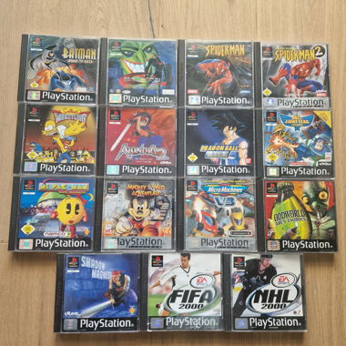 Collection de jeux PlayStation 1 – 15 jeux DE