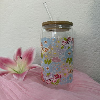 Glas aus Vetro Garten der Schmetterlinge