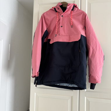 Veste de ski et snowboard vintage rose/navy