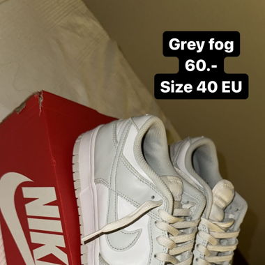 Nike dunk low grey fog
