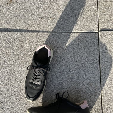 Ecco Sneaker schwarz mit rosa, 40