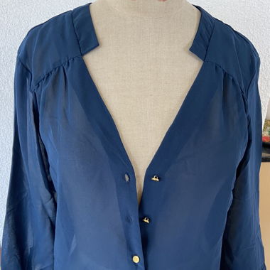 Blusa blu scuro
