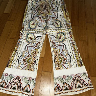 Pantalon femme ample coloré