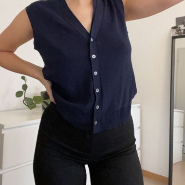 Gilet blu