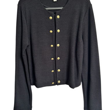 Cardigan boutonné noir