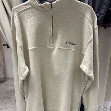 Maglione in pile Columbia beige taglia L