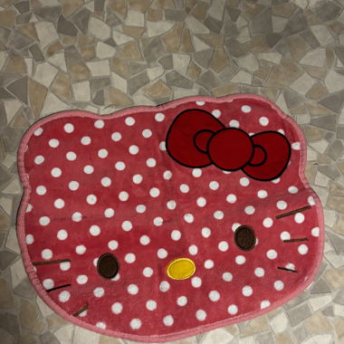 Tappeto piccolo Hello Kitty a pois