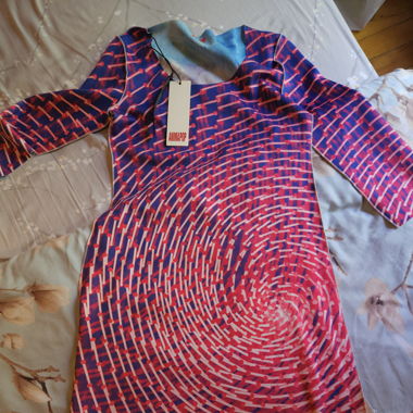 Reversible colorful dress