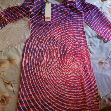 Reversible colorful dress